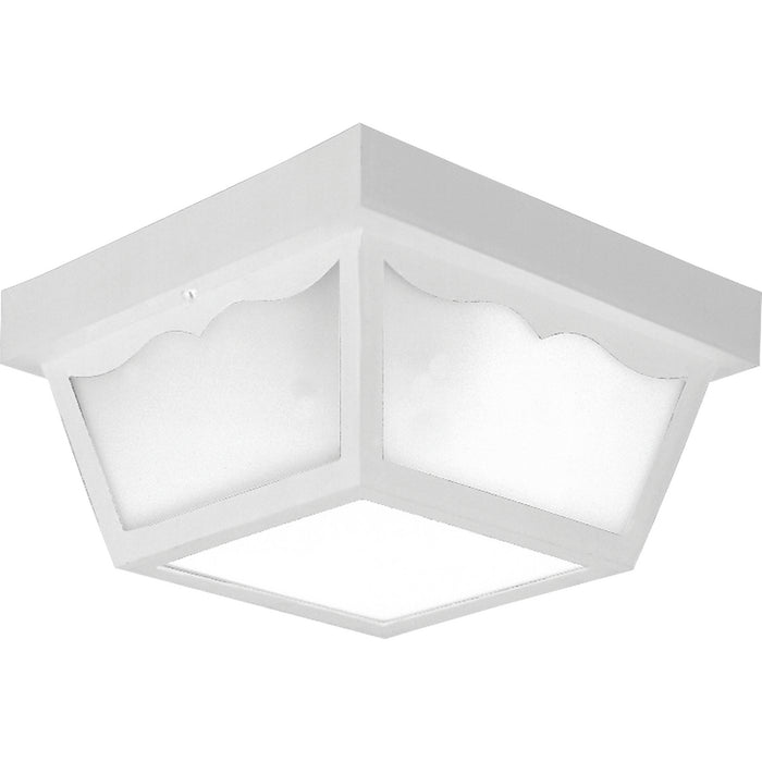 Progress Lighting Two-Light 10-1/4 Inch Flush Mount For Indoor/Outdoor Use (P5745-30)