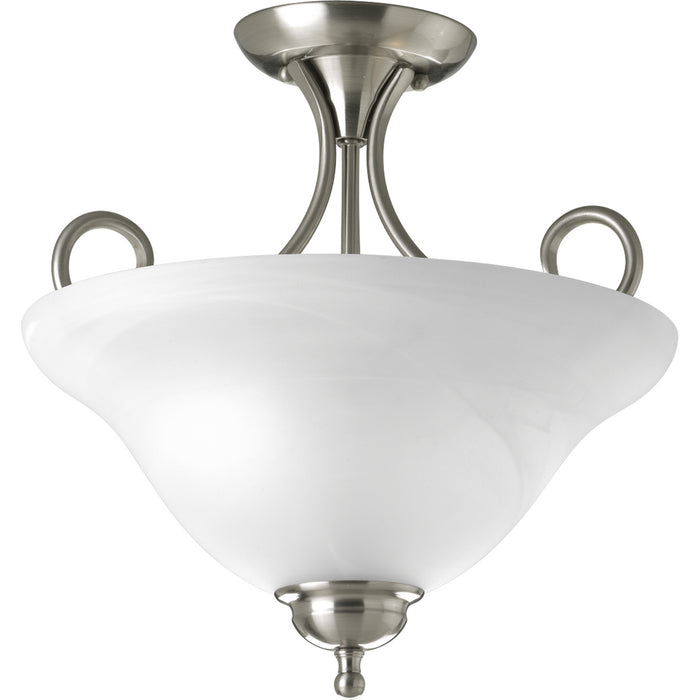 Progress Lighting Two-Light 13-1/4 Inch Semi-Flush (P3460-09)