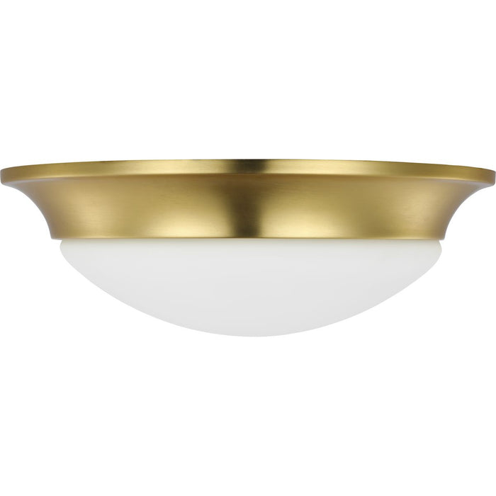 Progress Lighting Two-Light 14 Inch Etched Glass Flush Mount (P350147-012)