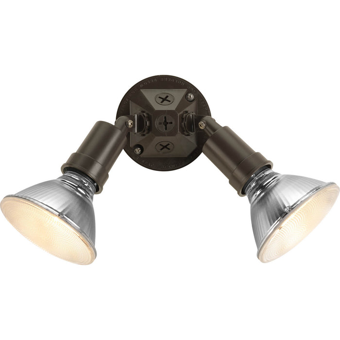 Progress Lighting Two-Light Adjustable Swivel Floodlight (P5212-20)