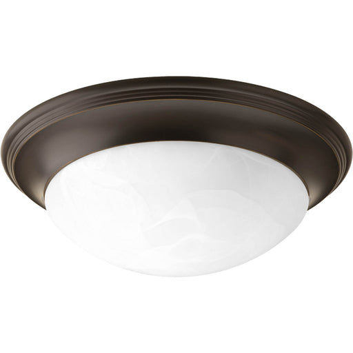 Progress Lighting Two-Light Alabaster Glass 14 Inch Close-To-Ceiling (P3689-20)