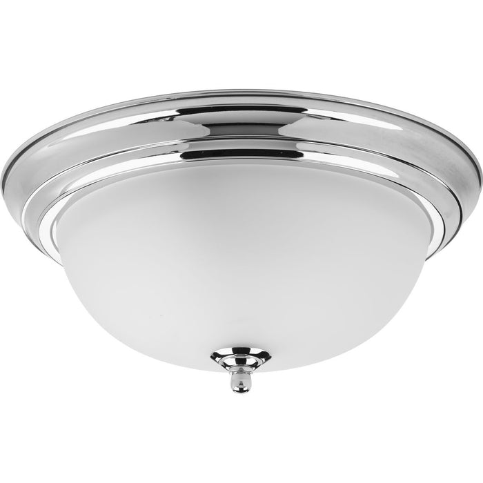 Progress Lighting Two-Light Dome Glass 13-1/4 Inch Close-To-Ceiling (P3925-15ET)