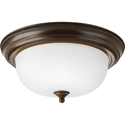 Progress Lighting Two-Light Dome Glass 13-1/4 Inch Close-To-Ceiling (P3925-20ET)