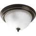 Progress Lighting Two-Light Melon 13-1/4 Inch Close-To-Ceiling (P3817-20)