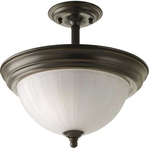 Progress Lighting Two-Light Melon 13-1/4 Inch Close-To-Ceiling (P3876-20)