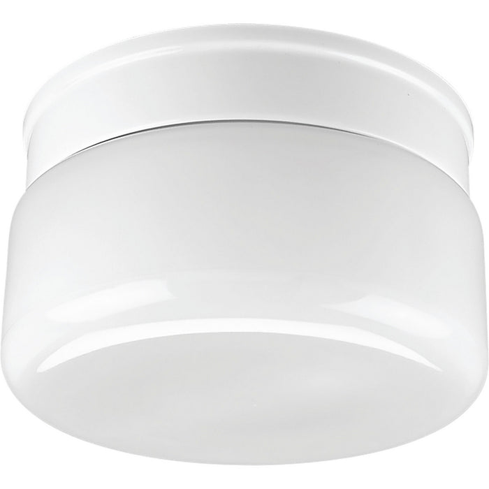 Progress Lighting Two-Light White Glass 8-3/4 Inch Close-To-Ceiling (P3518-30)