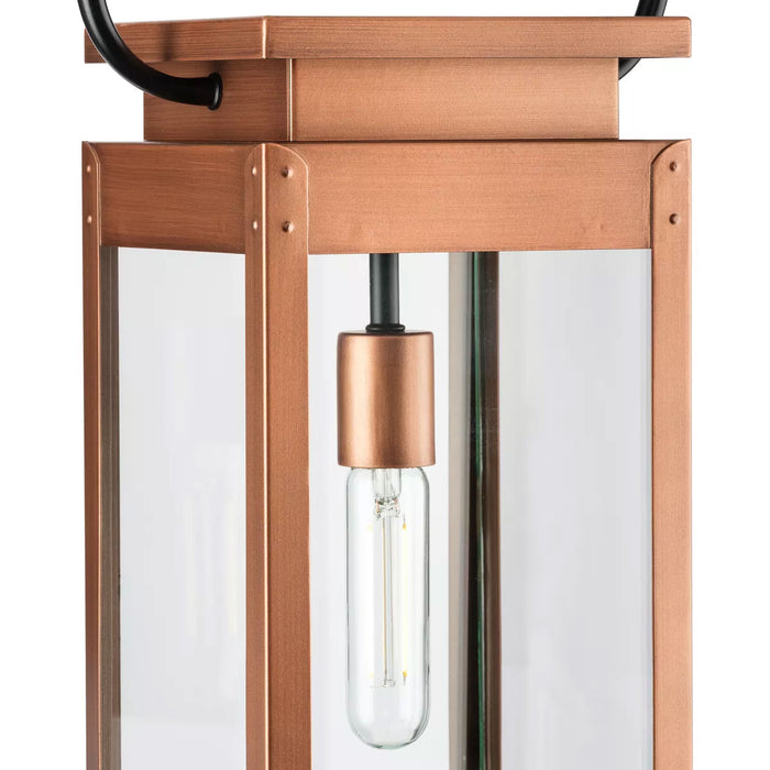 Progress Lighting Union Square Collection 100W One-Light Hang Lantern Antique Copper (Painted) (P550018-169)