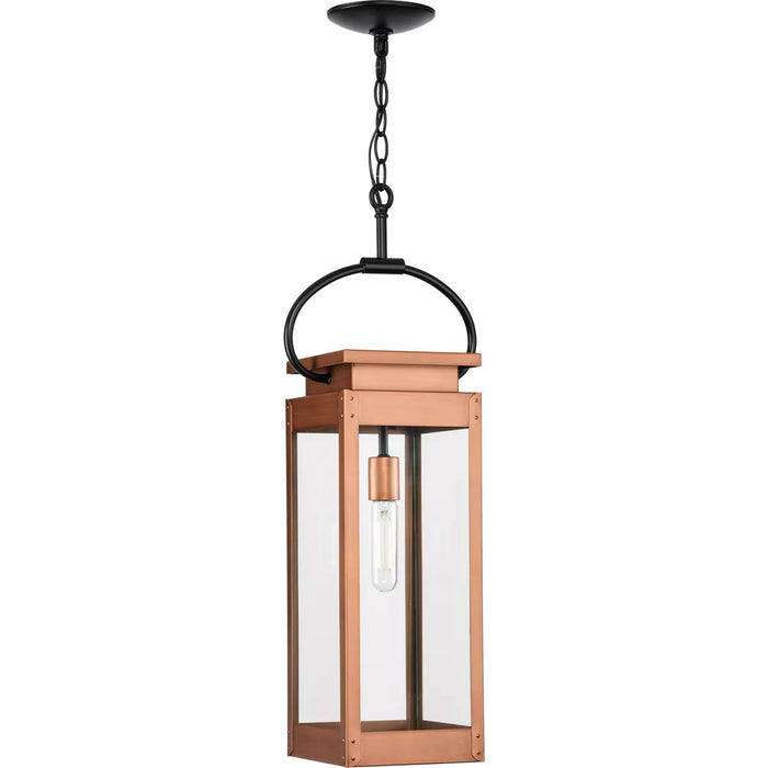 Progress Lighting Union Square Collection 100W One-Light Hang Lantern Antique Copper (Painted) (P550018-169)