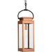 Progress Lighting Union Square Collection 100W One-Light Hang Lantern Antique Copper (Painted) (P550018-169)