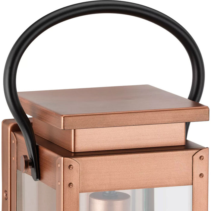 Progress Lighting Union Square Collection 100W One-Light Wall Lantern Antique Copper (Painted) (P560005-169)