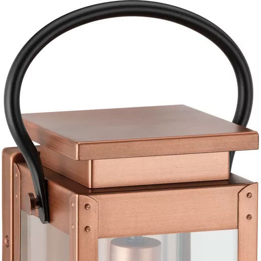 Progress Lighting Union Square Collection 100W One-Light Wall Lantern Antique Copper (Painted) (P560006-169)