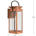 Progress Lighting Union Square Collection 100W One-Light Wall Lantern Antique Copper (Painted) (P560006-169)