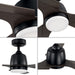 Progress Lighting Upshur Collection 18W 3-Blade Ceiling Fan Matte Black (P250094-31M-30)