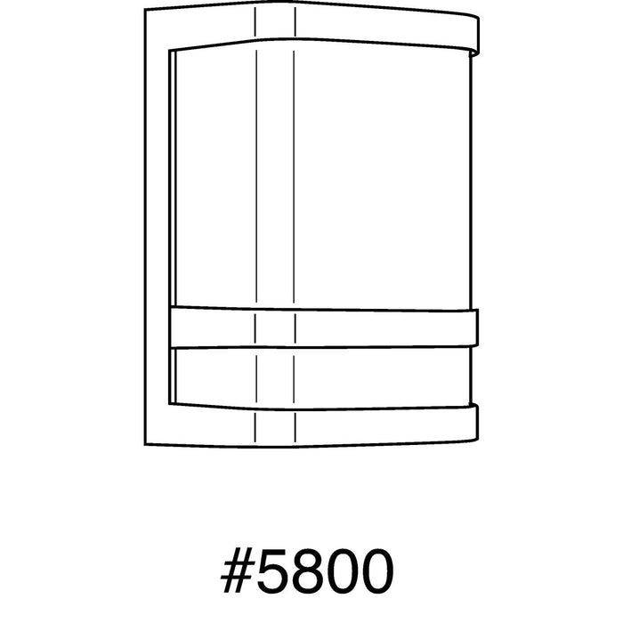 Progress Lighting Valera Collection LED One-Light LED Linear Lantern 3000K (P5800-0930K9)