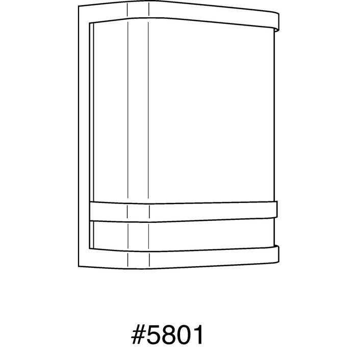 Progress Lighting Valera Collection LED One-Light LED Wall Lantern 3000K (P5801-0930K9)