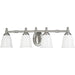 Progress Lighting Victorian Collection Four-Light Bath And Vanity (P3041-09)