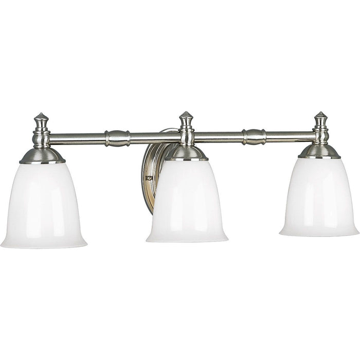 Progress Lighting Victorian Collection Three-Light Bath And Vanity (P3029-09)