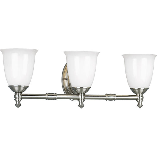 Progress Lighting Victorian Collection Three-Light Bath And Vanity (P3029-09)