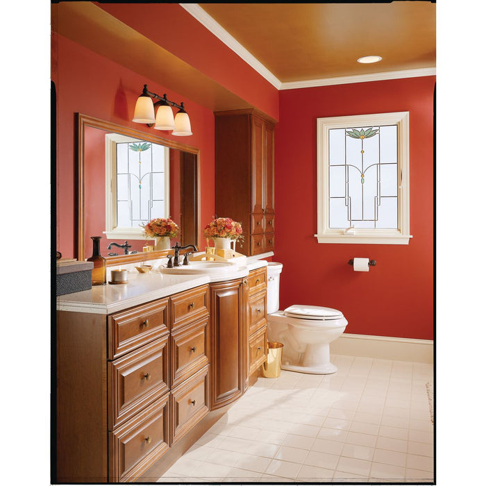 Progress Lighting Victorian Collection Three-Light Bath And Vanity (P3029-74)