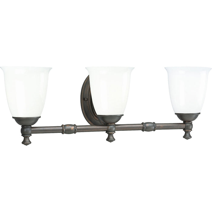 Progress Lighting Victorian Collection Three-Light Bath And Vanity (P3029-74)