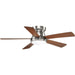 Progress Lighting Vox Collection 52 Inch Five Blade Ceiling Fan 3000K (P2572-0930K)