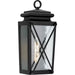 Progress Lighting Wakeford Collection 60W One-Light Wall Lantern Black (P560261-031)