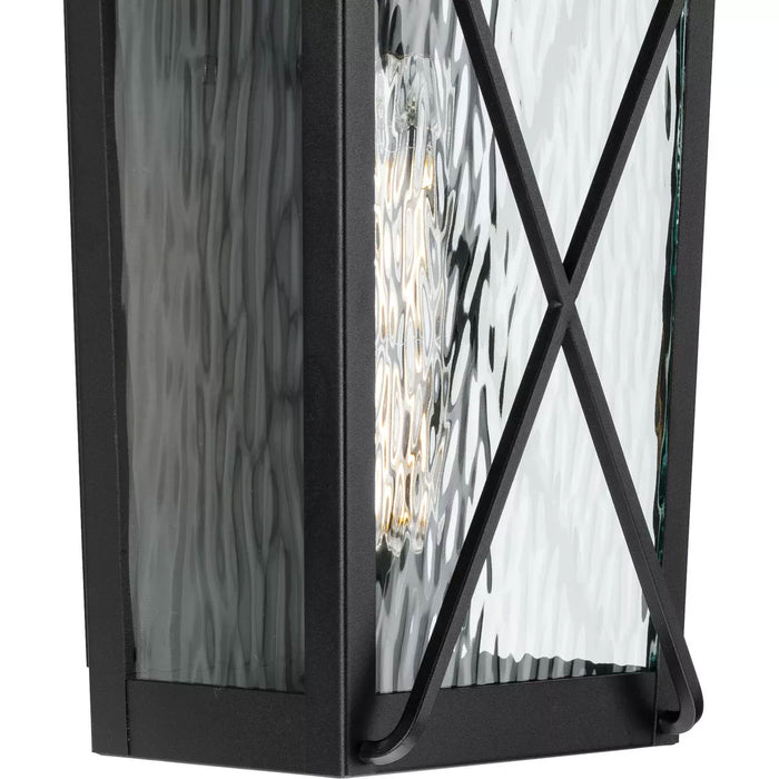 Progress Lighting Wakeford Collection 60W One-Light Wall Lantern Black (P560261-031)