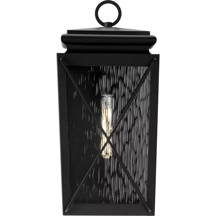 Progress Lighting Wakeford Collection 60W One-Light Wall Lantern Black (P560262-031)