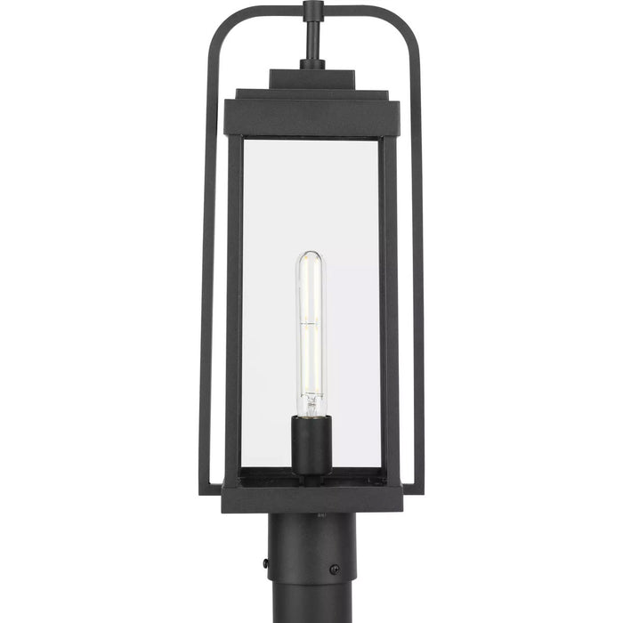 Progress Lighting Walcott Collection 60W One-Light Post Lantern Black (P540090-031)