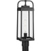 Progress Lighting Walcott Collection 60W One-Light Post Lantern Black (P540090-031)