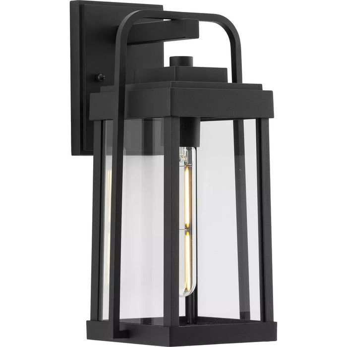 Progress Lighting Walcott Collection 60W One-Light Wall Lantern Black (P560286-031)