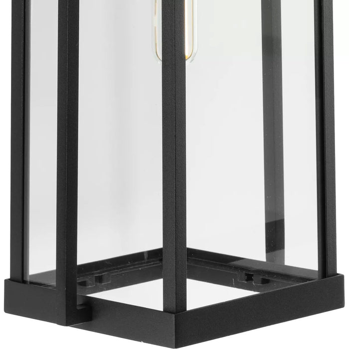 Progress Lighting Walcott Collection 60W One-Light Wall Lantern Black (P560287-031)