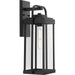 Progress Lighting Walcott Collection 60W One-Light Wall Lantern Black (P560287-031)