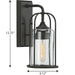 Progress Lighting Watch Hill Collection 1 Light 60W Medium Base Wall Lantern Fixture (P560255-031)