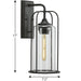 Progress Lighting Watch Hill Collection 1 Light 60W Medium Base Wall Lantern Fixture (P560256-031)