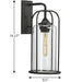 Progress Lighting Watch Hill Collection 1 Light 60W Medium Base Wall Lantern Fixture (P560257-031)