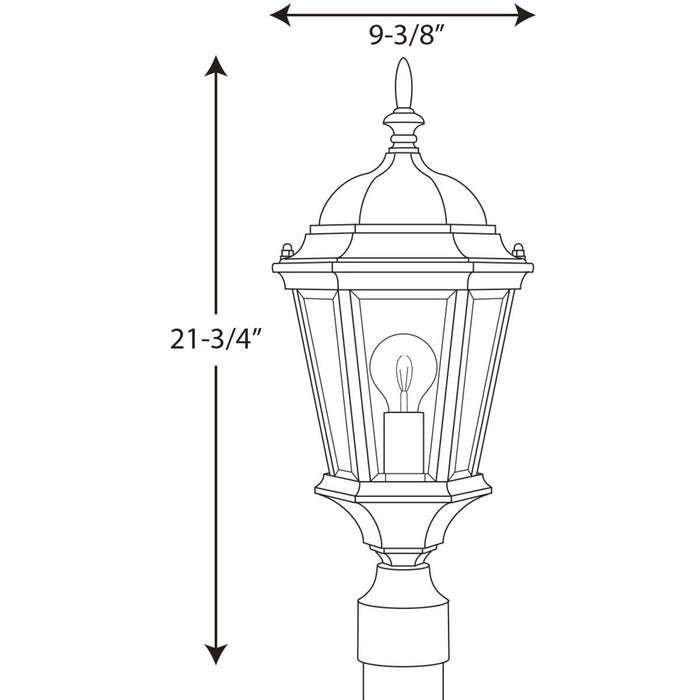 Progress Lighting Welbourne Collection One-Light Post Lantern (P5482-30)