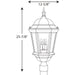 Progress Lighting Welbourne Collection Three-Light Post Lantern (P5483-31)