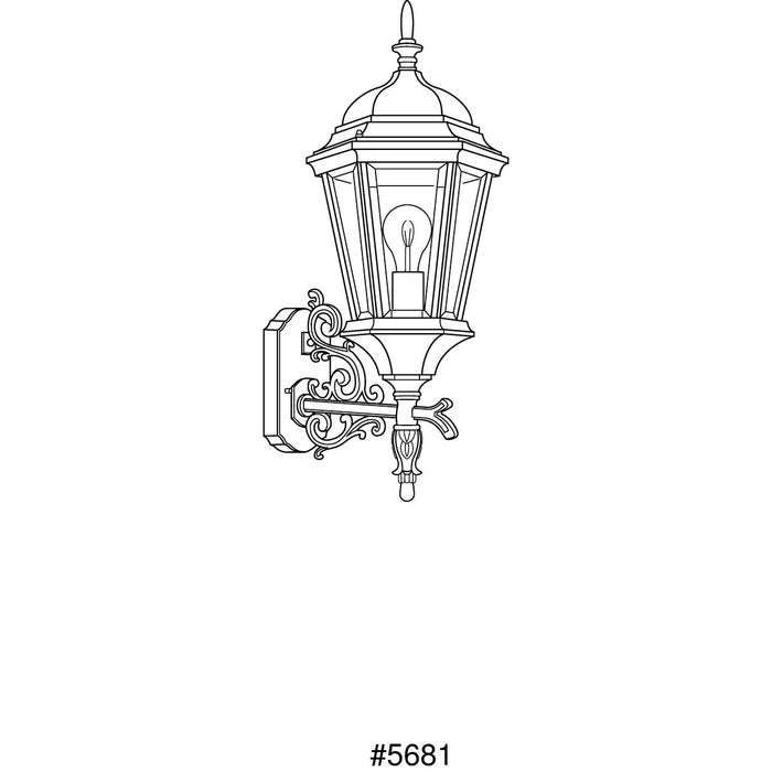 Progress Lighting Welbourne One-Light Small Wall Lantern (P5681-31)