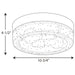 Progress Lighting Weldon Collection Two-Light Flush Mount (P550042-129)
