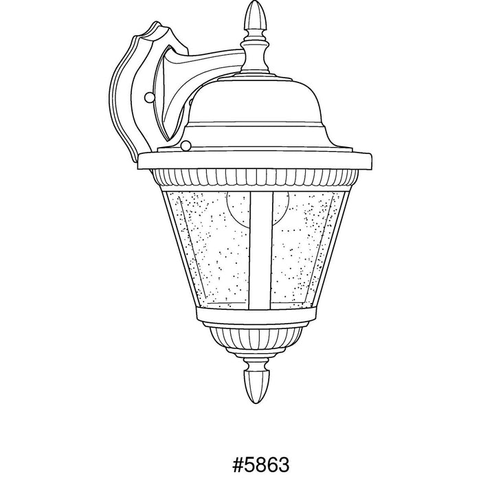 Progress Lighting Westport Collection One-Light Medium Wall Lantern (P5863-20)