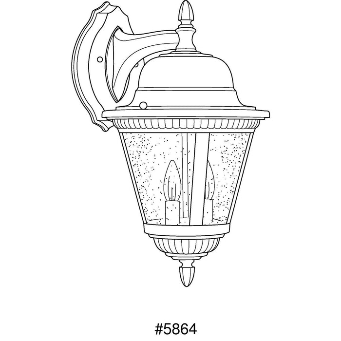 Progress Lighting Westport Collection Two-Light Large Wall Lantern (P5864-20)