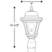 Progress Lighting Westport LED Collection One-Light Post Lantern 3000K (P5445-3130K9)