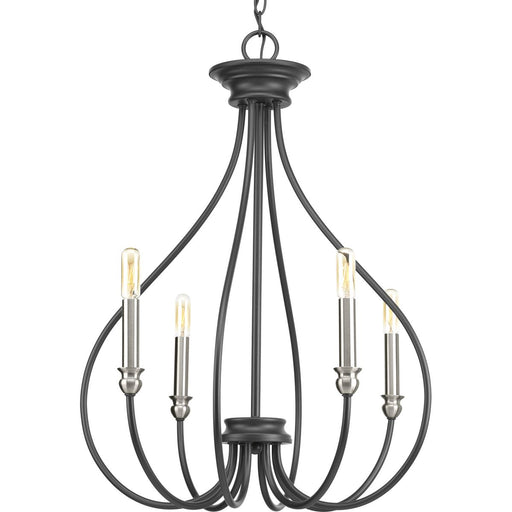 Progress Lighting Whisp Collection Four-Light Chandelier (P400029-143)