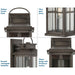 Progress Lighting Williamston Collection 1 Light 100W Medium Base Wall Lantern Fixture (P560266-103)