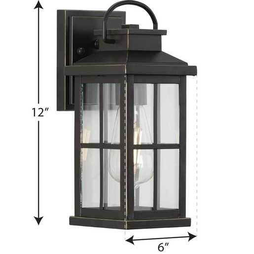 Progress Lighting Williamston Collection 1 Light 60W Medium Base Wall Lantern Fixture (P560264-020)