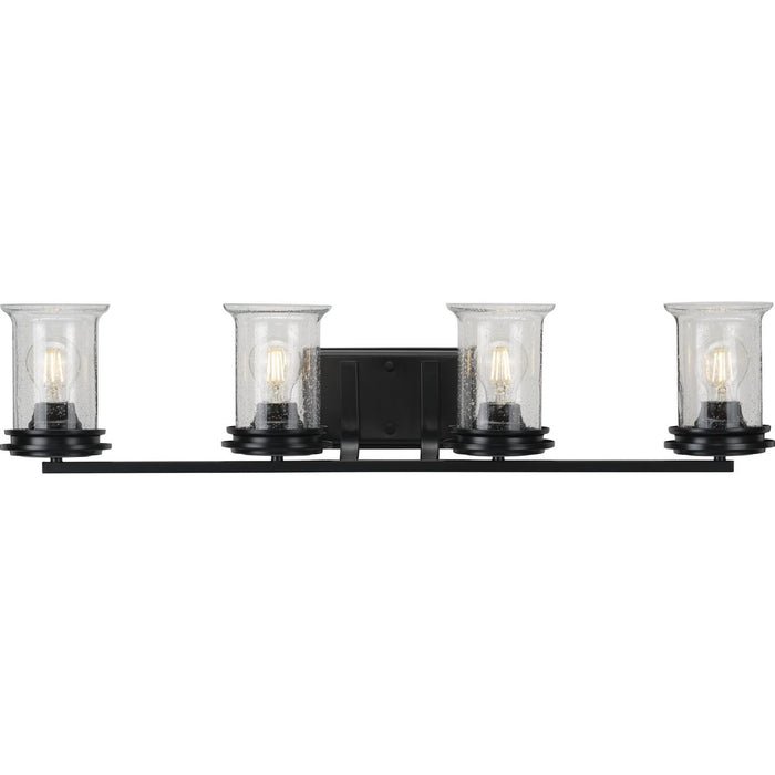 Progress Lighting Winslett Collection Black Four-Light Bath (P300275-031)
