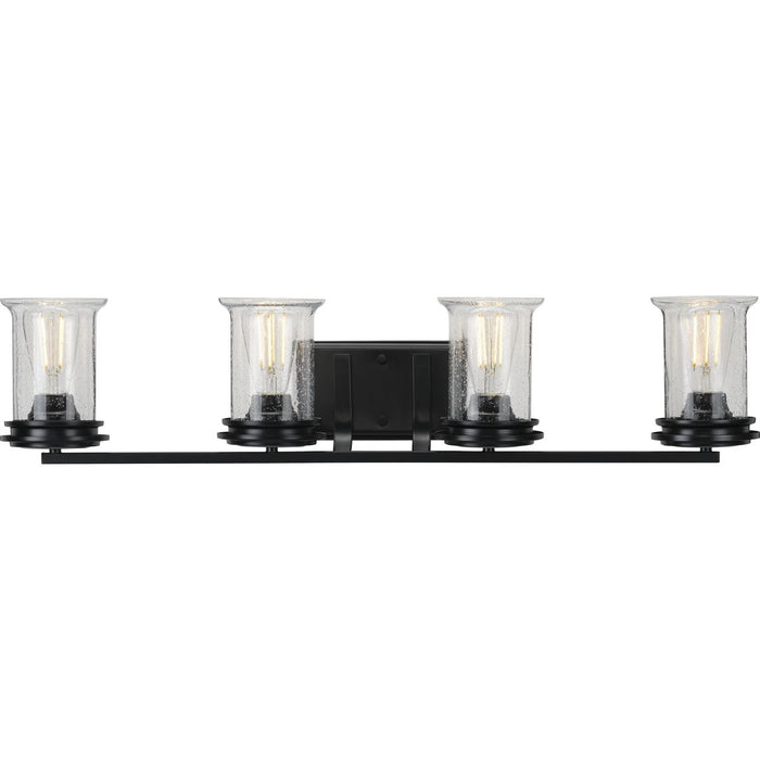 Progress Lighting Winslett Collection Black Four-Light Bath (P300275-031)