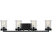 Progress Lighting Winslett Collection Black Four-Light Bath (P300275-031)