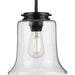 Progress Lighting Winslett Collection Black One-Light Mini-Pendant (P500238-031)